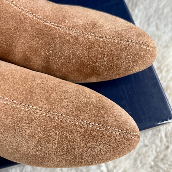 $158 Splendid Paige Western Boot ANKLE BOOTIE SUEDE light camel brown - Picture 10 of 10